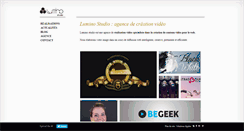 Desktop Screenshot of lumino-studio.fr